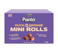 Pet Things Pointer Duck & Orange Flavoured Mini Rolls 12.5kg
