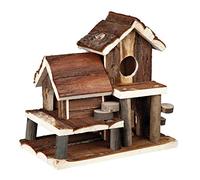 Pet Ting Natural Living Birte Wood Hamster Mouse House Mansion Cage Wooden Home