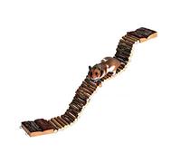 Pet Ting Natural Suspension Bridge Wooden Hamster Gerbil Mouse Cage Pet Ladder
