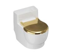 Pet Toilet Bowl, Stainless Steel Dispenser, Non-Slip Raised Tray | Unique Anti-spill Accessory For Small Sized Dogs Kittens Puppies, Indoor Home Living Room Bathroom Kitchen Corner Feeding Equipment