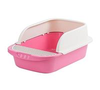 Pet Toilet Pan Cat Litter Box for Sand Box Supplies Small Animals Kitten Pink