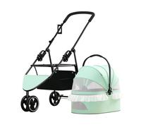 Pet Toilet Pet Trolley, Portable Foldable Separable, for Cats and Dogs(Green)