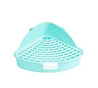 Pet Toilet Tray - rabbitt Toilet Tray, High Guard Rail Litter Box, Triangle High Capacity Pet Toilet Potty, Pet Corner Toilet | Reusable Removable For Chinchilla Bunny Cats Small Pet
