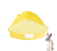 Pet Toilet Tray - Splash Proof Litter Box, Triangle with Large Potty Railing for Higher Capacity Pets | Toilet Litter Tray Ad An