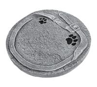 Pet Tombstone Pet Memorial Plaques Outdoor Garden Cat Statue Cat Kitten Statue Bell Dog-rocks Dog Memorial Picture Frame Dog Memorial Stones Golden Square Paw Grey Synthetic Resin