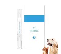 Pet Toothbrush Pen,Dog/Cat Teeth Cleaning Pen,Pet Tartar Remover for Teeth,Eliminates Bad Breath by Removing Plaque and Tartar Buildup,Best Pet Dental Care Toothpaste-Pet Teeth Care Kit (1)