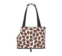 Pet Tote Bag, Travel Portable Dog Handbag With Safety Metal Buckle for Subway Hiking, American Football Rugby Balls