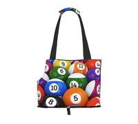 Pet Tote Bag, Travel Portable Dog Handbag With Safety Metal Buckle for Subway Hiking, Billiards Balls