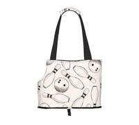 Pet Tote Bag, Travel Portable Dog Handbag With Safety Metal Buckle for Subway Hiking, Bowling Pins And Balls