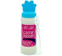 Pet Touch 120 ml Catnip Fun Bubbles for Cats and Kittens that contains NATURAL CATNIP OIL for Interactive Play (Blue (120ml))