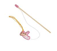 Pet Toy - Cat Pole, Engaging Rope Hunting Stick provides colorful motion attraction, energy boost activity function