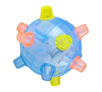 Pet Toy Inflatable Ball - LED Jumping Ball Music Activated Fun | Bright Puzzle Toy for Dogs, Cats and Puppies with Motion Game