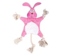 Pet Toys, Dog Interactive Toys Fox Squirrel No Stuffing Plush Squeaky Toys Dog Chew Toys for Small Dog Medium Dog Large Dog (Rabbit)