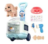 Pet Toys for Kids, Walking Talking Animal Interactive, Realistic Animal Stuffed Figures for Toddler Pretend Play Baby Girls Boys Birthday Kids Learning Fun