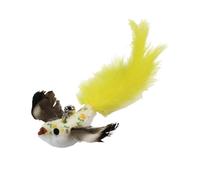 Pet Toys Interactive Cat Toy Colorful Feather Bird Pattern Cat Toy Stick For Changing Heads Big Dog Toys (F, One Size)