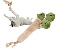 Pet Toys, Plush Dog Toy, Vegetable Shaped Toy, Cat Dog Chew Toy, Stuffed Food Toy, Chew Comfort Toy, Interactive Dog Toy, Interactive Chattering Plush Dog Toy for Anxious Pets and Chewing