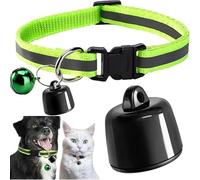 Pet Tracker for Dogs and Cats, GPS Cat Tracker Collar with No Monthly Fee, Compatible with iOS/Android, Global Tracking Device for Collars and Luggage (1PCS Cat Tracker)
