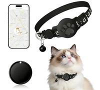 Pet Tracker,GPS Collar for Cats (Android Only) Smart tag,Waterproof Compatible with Google Find My,No Monthly Fee,Advanced Tracking Solution Smart Collar for Pet Safety Ideal Small Large Cats