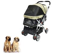 Pet Trailer Dog Trailer Lightweight Foldable Pet Stroller Four-Wheeler Reversing Dog Trailer Pet Dedicated
