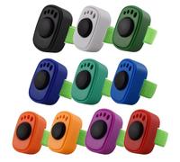 Pet Training Clicker - 10 Pieces Ring Trainer Set, Behavior Training Gear, Animal Obedience Aid, Finger Rings Sound Device | 10 Small Clickers for Dogs Cats Puppies Small Medium Large Home Travel Use