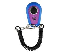 Pet Training Clicker - Compact Dog Behavior Assistant Tool, Two-Tone Design Improves Concentration and Communication, Lightweight Oval Body with Straps