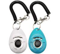 Training Clicker for Pet Like Dog Cat Horse Bird Dolphin Puppy, with Wrist Strap,2 Pcs