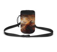 Pet Training Package, Abstract Phoenix Print Lightweight Dog Training Bag Versatile Pet Accessories Ideal for Dog Walks and Training