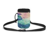 Pet Training Package, Beautiful Mermaid Tail Print Pet Training Bag Stylish Dog Training Pouch Pet Waist Bag Lightweight and Spacious