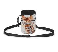 Pet Training Package, Stylish Animal Watercolor Giraffe Print Versatile Pet Training Bag Stylish Pet Accessories Multi-Purpose Pet Carrier Lightweight Dog Pouch