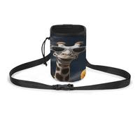 Pet Training Package, Three Giraffes Wearing Sunglasses Print Lightweight Dog Training Bag Versatile Pet Accessories Ideal for Dog Walks and Training