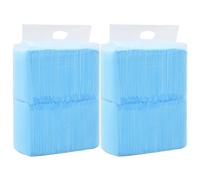 Pet Training Pads Blue & White 60x45 cm Nonwoven+PE Film 200pcs Super Absorbent