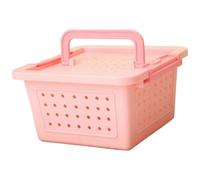 Pet Transport Cage for Small Animals pet carrier small animals with Ventilated Design and Sturdy Handle for Safe Travel by Owners Breeders and Staff (Pink, 8.35 × 8.35 × 4.65 in)