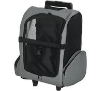 Pet Travel Backpack Bag Cat Puppy Dog Carrier w/ Trolley and Telescopic Handle