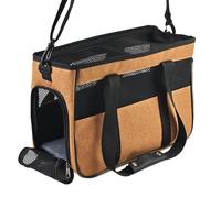 Pet Travel Bag, Multi-Pocket Cat Carrier, Safety Sling Bag Pets 17.32x7.09x11.02 inches, Flexible Shoulder Strap, Travel-Ready, Comfortable Carrying Solution for Road Trips, Vacations, Walks