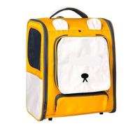 Pet travel Box Cat Bag Lightweight Cat Backpack Outdoor Portable Travel Bag Pet Supplies Multifunctional Storage Cat Bag Pet Cage(Yellow,B)
