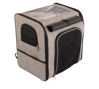 Pet travel Box Cat Bag Pet Backpack Foldable Portable Shoulder Breathable Portable Cat Bag Multifunctional Storage Cat Bag Pet Cage(G,B)