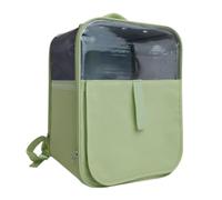 Pet travel Box Cat Bag, Portable Backpack For Cats And Pets, Transparent Multi-functional Storage Cat Bag For Backpacks Pet Cage(Green)