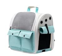Pet travel Box Cat Bag, Portable Pet Backpack, Rabbit Shoulder Bag, Universal Anti-stress Cat Cage, Portable Breathable Pet Bag Pet Cage(Green)