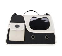 Pet travel Box Fashionable Outdoor Portable And Breathable Cat Bag Backpack, Portable Pet Multi-functional Storage Cat Bag Pet Cage(Black)