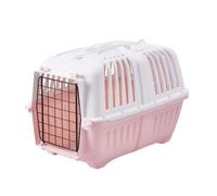 Pet travel Box Pet Airline Box, Detachable And Washable, Fashionable Car Pet Kennel, Dog Kennel, Cat Kennel, Pet Airline Box Pet Cage(Pink)