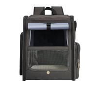 Pet travel Box Simple Cat Bag, Pet Bag, Portable Breathable Folding Backpack For Outdoor Travel, Outdoor Travel Bag Pet Cage(Black)