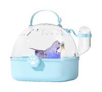Pet Travel Cage - Hamster Bird Transport Cage Compact Transparent Design Panoramic Window Carrier Cages for Outdoor Wildlife Travel