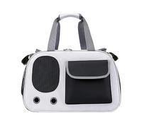 Pet Travel Carrier Bag for Maserati Coupe 2002-2007 Car Back Seat Breathable Cat Dog Transport Pouch Foldable Shoulder Strap Pet Travel Basket Mesh Windows Crate,Beige/Black