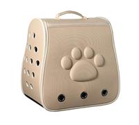 Pet Travel Carrier, Breathable Cat Bag, 16.54x14.96x10.63 inches Dog Backpack, Ventilated Mesh, Comfortable Strap, Portable Small Medium Pets Tote for Hiking Camping Outdoor Trips Travels Use