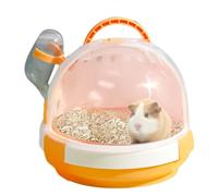 Pet Travel Carrier,Secure Lock Hamster Carrier - Safe Hamster Cages Portable Lightweight Travel Case for Small Pets