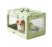 Pet Travel Crate | Hard-Sided Portable Foldable - Hard-Sided Dog Kennel | for Small Medium Kitten Puppy Outings Camping Walking Road Trip Hiking Cycling Outdoor Adventures