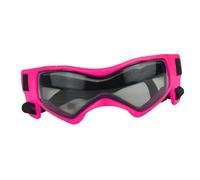Pet Travel Goggles for Dogs, Soft Wraparound Eyewear with Adjustable Strap and Colored Lens for Walks and Rides Dog Goggles Pet Protective Eyewear Wraparound Dog Adjustable Colored Lens Outdoor Riding
