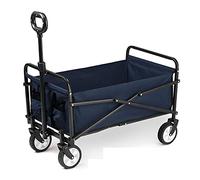 Pet Travel Stroller Pet Folding Stroller Large Dog Pushchair 4 Wheels Shockproof Durable Washable,Red (Color : Blu)