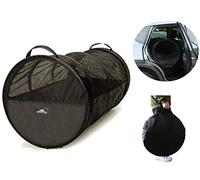 Pet Travel Tube Car Crate Kennel, Pet Containment Barrier Mesh Tube, Soft Pet Cage, One Large Size Fits All