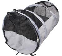 Pet Travel Tunnel - Breathable Foldable Car Tent for Back Seat, Ideal Mount Kennel for Dogs and Cats